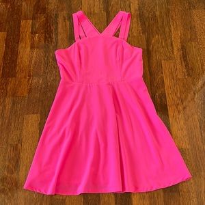 Red Dress Boutique Hot Pink Dress NWOT